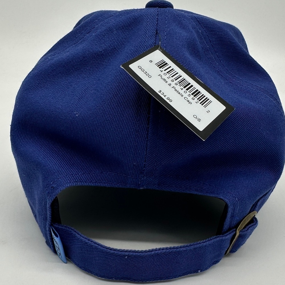 Good Good Putts Petals Cap Mens Golf Hat OSFA Blue Strapback Embroidered NEW